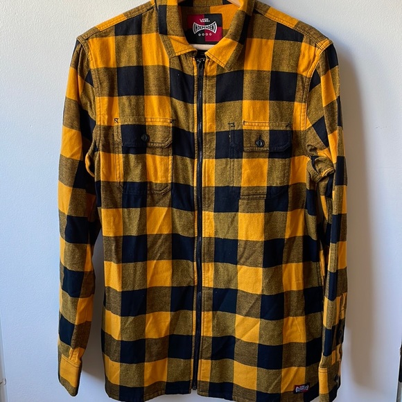 Vans x Independent Trucks Collab Zip Flannel Shacket - Picture 1 of 1